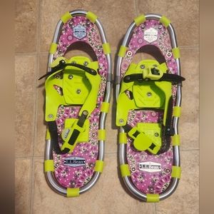 LL Bean Kids Winter Walker Snowshoes 19” 50-110 Lbs